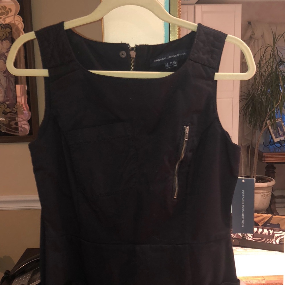 French Connection Black Cargo Dress